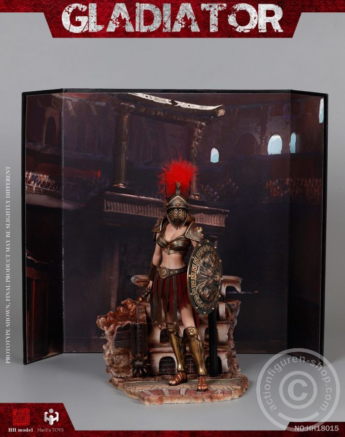 HH18015-08 Gladiator (Deluxe Edition) + Female Gladiator (red version)