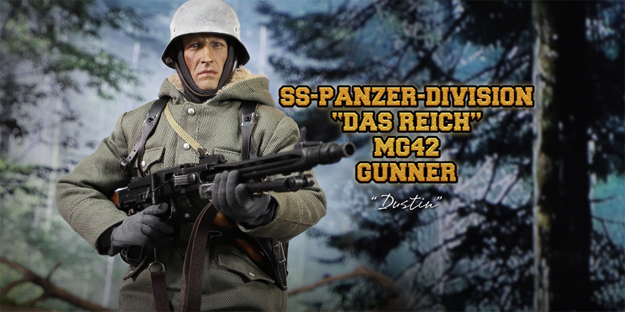 80130-00MCizXcruyGrPJ Dustin - SS-Panzer-Division Das Reich MG42 Gunner