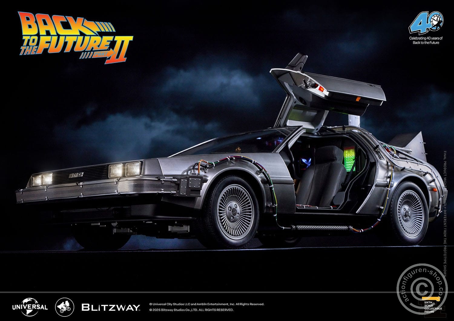 DeLorean Time Machine - Ultimate Masterpiece Series - in 1/6 scale DeLorean Time Machine - Ultimate Masterpiece Series - in 1/6 scale