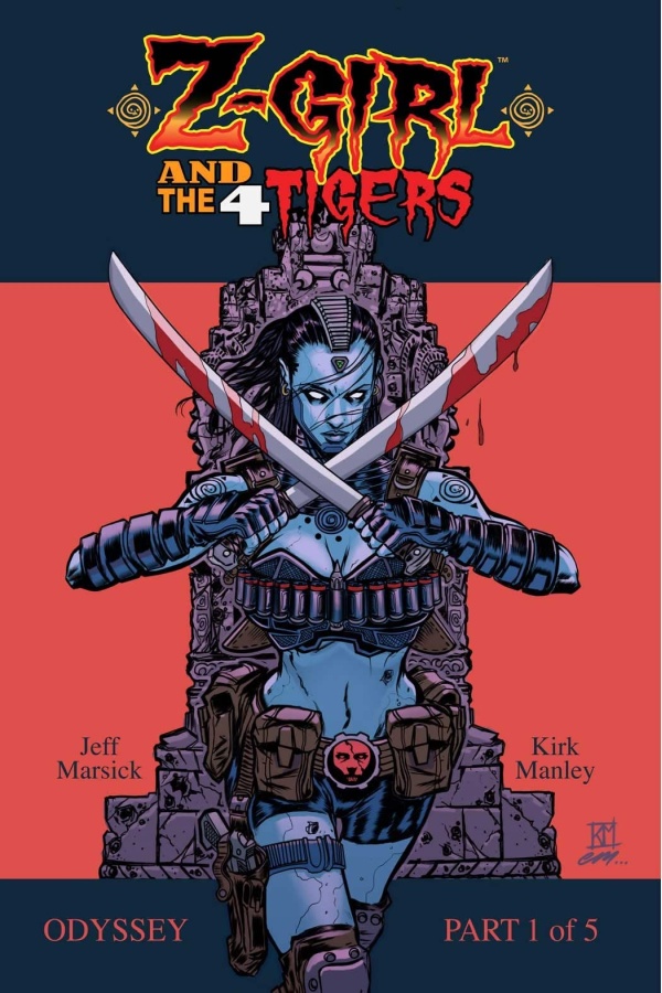 Z-Girl and the 4 Tigers - comic book