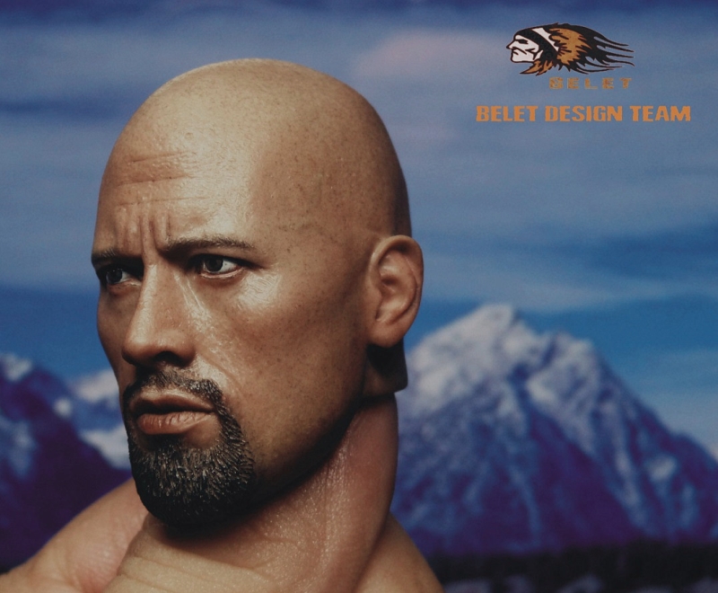 Dwayne Johnson Head