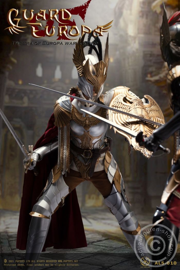 PTALS010-13 Eagle Knight Guard - Silver Armor Version