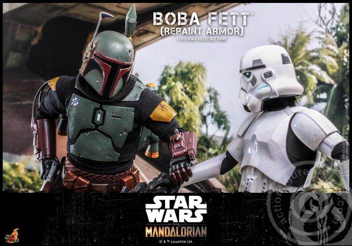 Star Wars: The Mandalorian - Boba Fett (Repaint Armor) - TMS055 Star Wars: The Mandalorian - Boba Fett (Repaint Armor) - TMS055