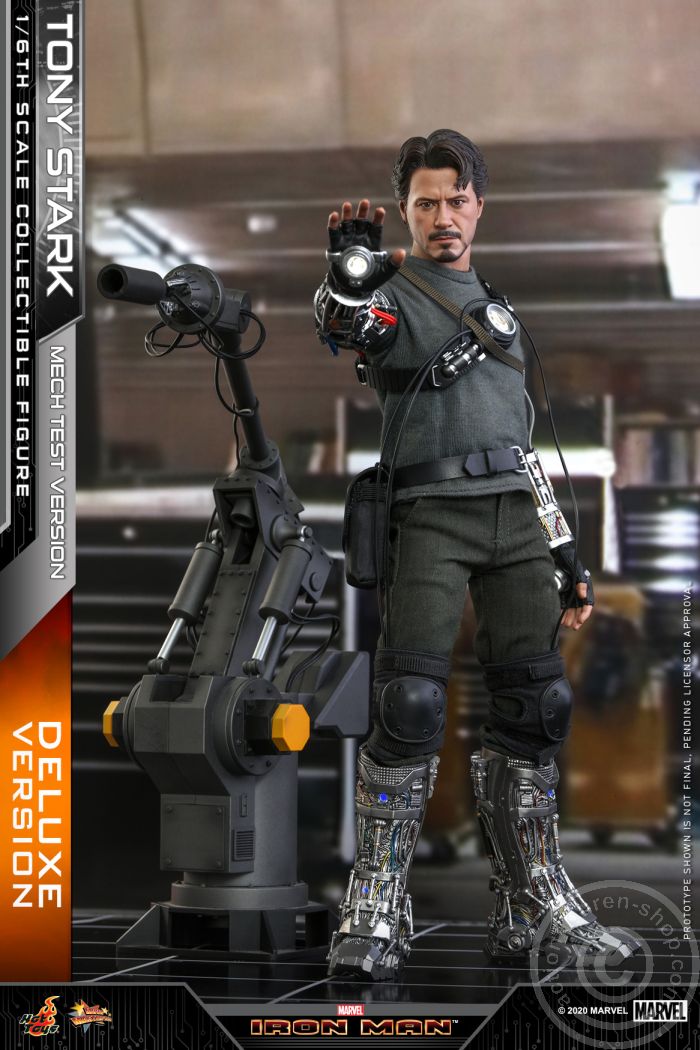 Iron Man - Tony Stark (Mech Test Version) - Deluxe Version - MMS582