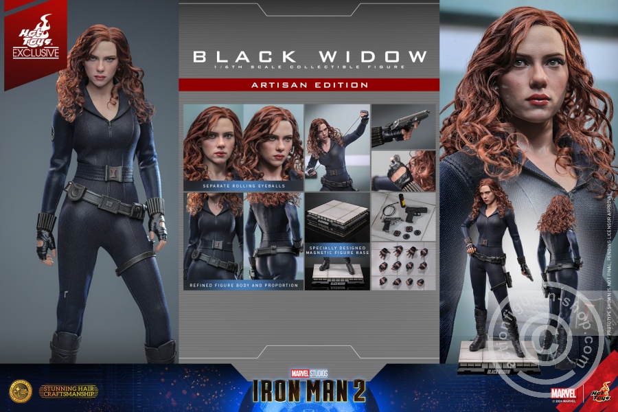 Iron Man 2 - 1/6th scale Black Widow Collectible Figure (Artisan Edition) - MMS757AE