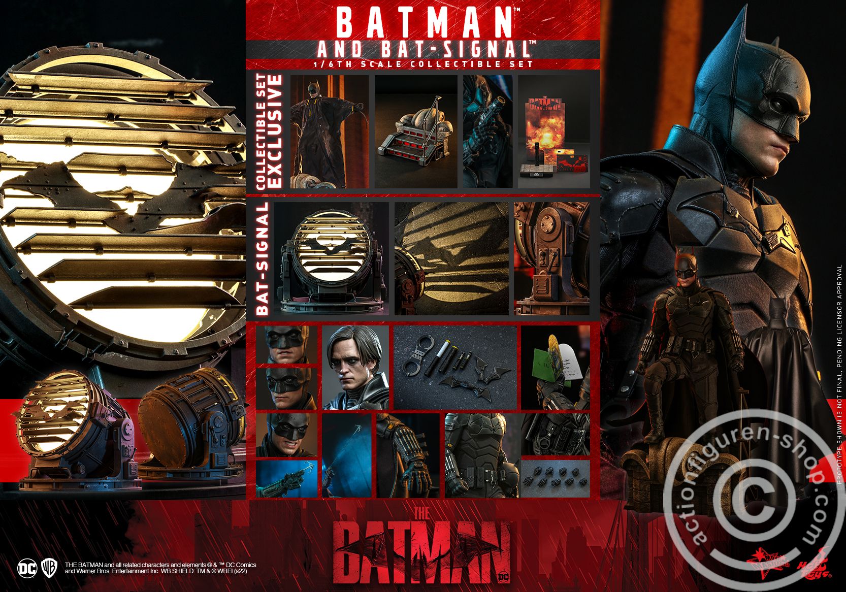 The Batman - Batman and Bat-Signal Set - MMS639 The Batman - Batman and Bat-Signal Set - MMS639