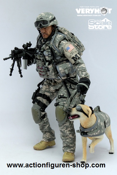 US Army MP mit Hund