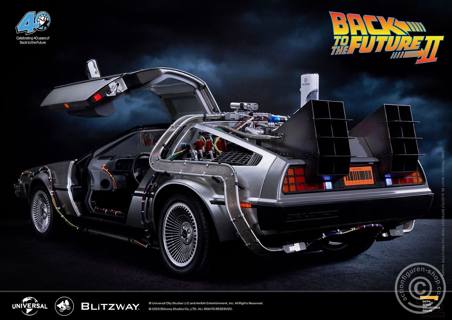DeLorean Time Machine - Ultimate Masterpiece Series - in 1/6 scale DeLorean Time Machine - Ultimate Masterpiece Series - in 1/6 scale