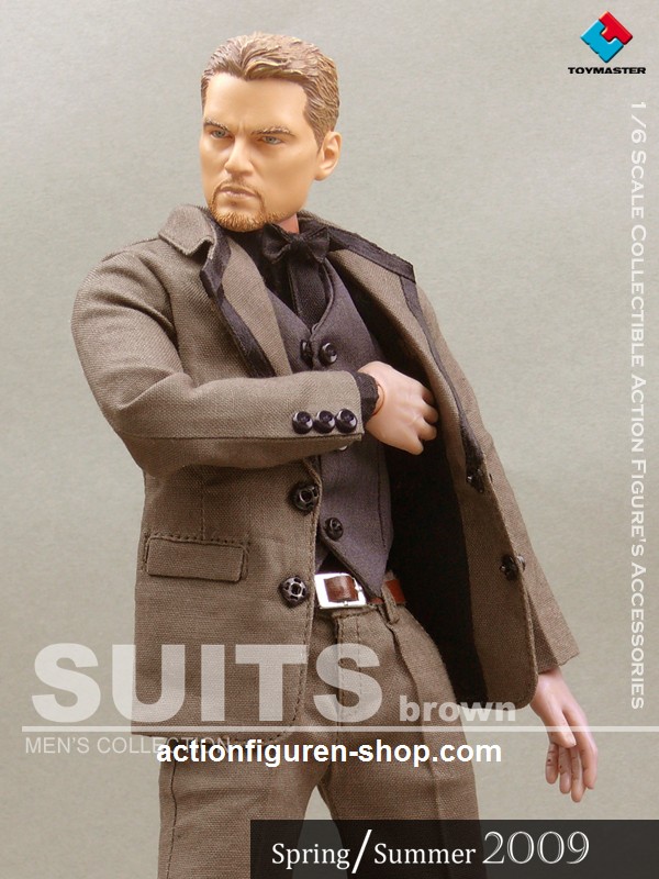 TMMS1-02 Men Suits Set - Brown