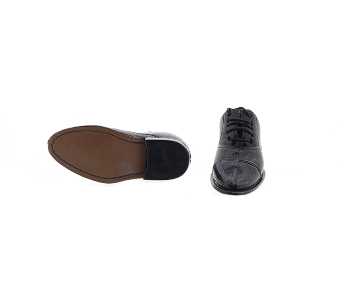 Leather Shoes - black w/ weathering