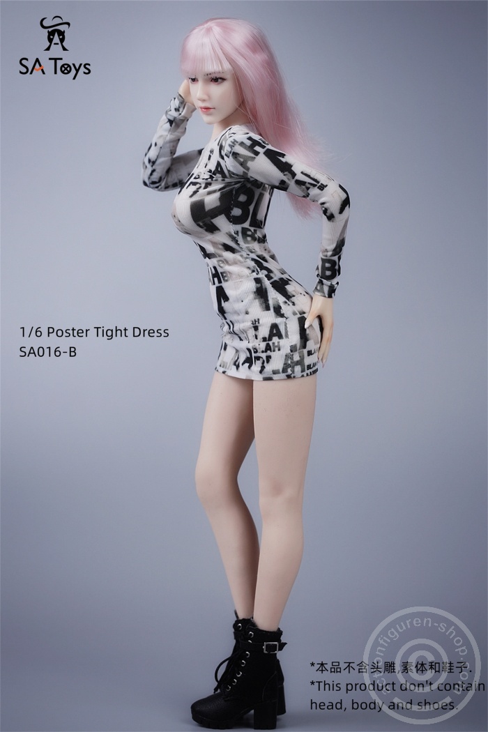 Poster Design Tight Dress - Type B