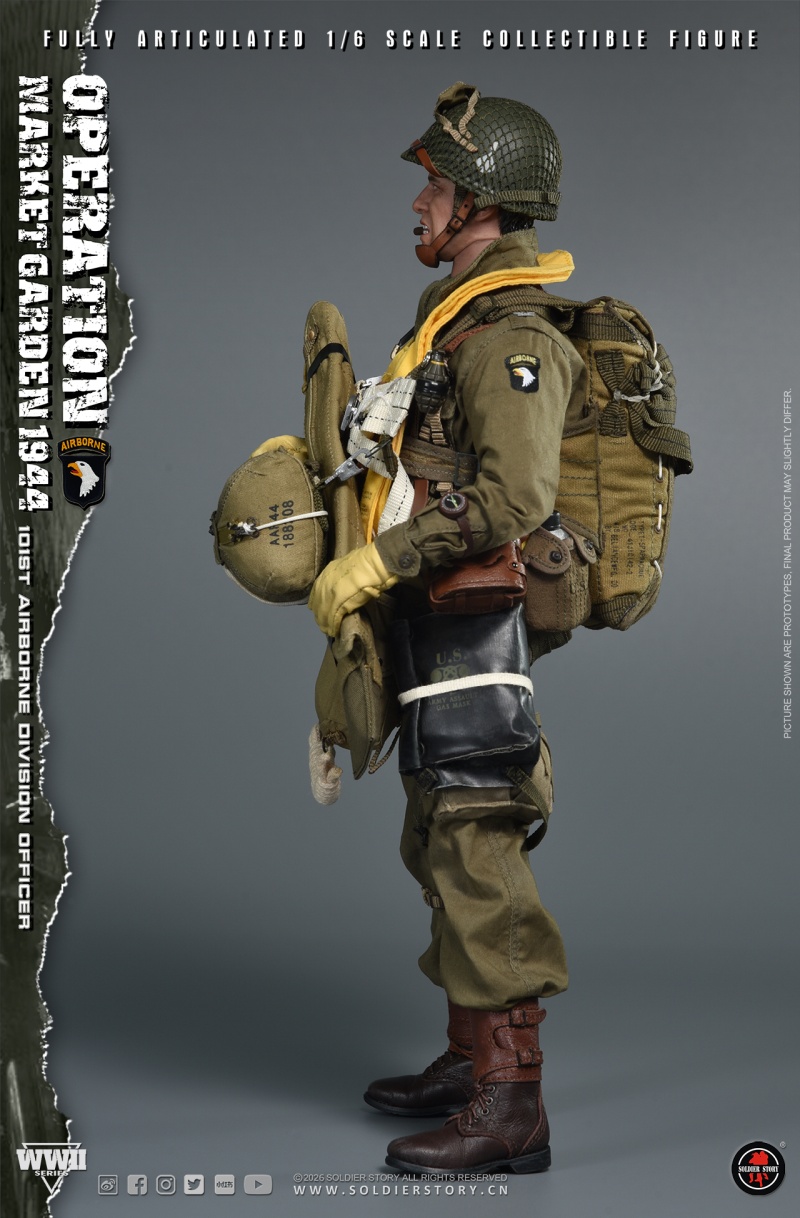 U.S. Army 101st Airborne Division Officer - WWII Operation Market Garden - in 1:6 scale