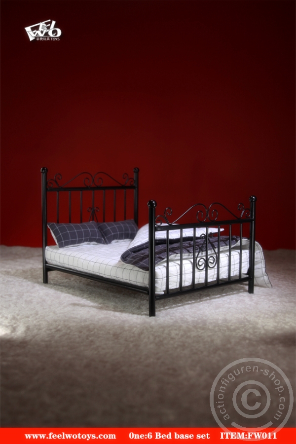 Bed - Metall - black