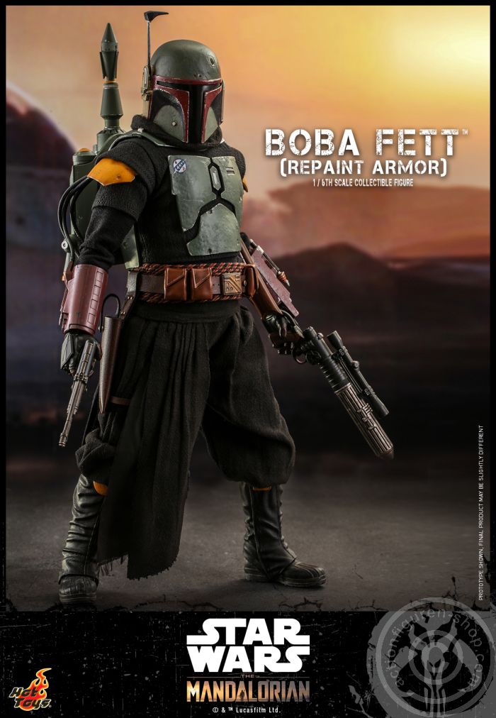 Star Wars: The Mandalorian - Boba Fett (Repaint Armor) - TMS055 Star Wars: The Mandalorian - Boba Fett (Repaint Armor) - TMS055