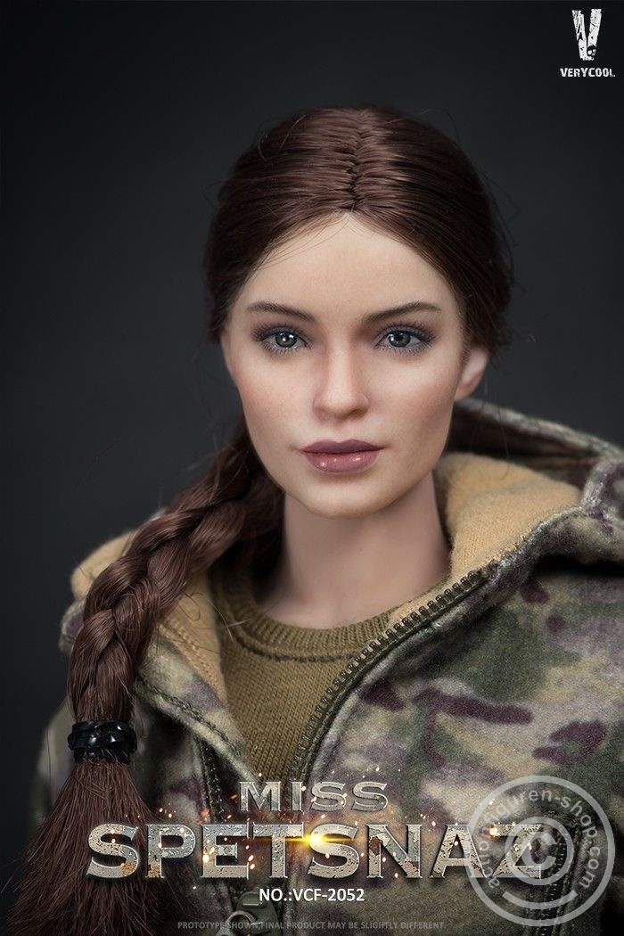 VCF2052-12 Miss Spetsnaz - Russian Special Combat Women Soldier