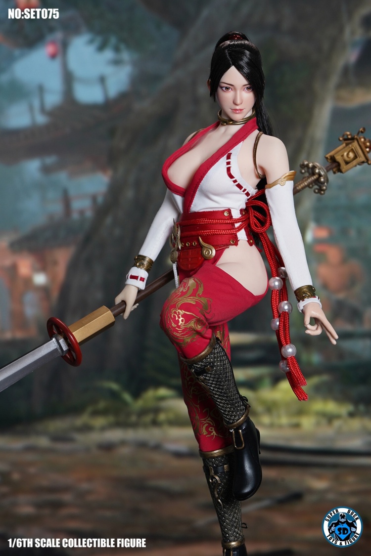 Kung Fu Goddess Character Set - red Kung Fu Goddess Character Set - red