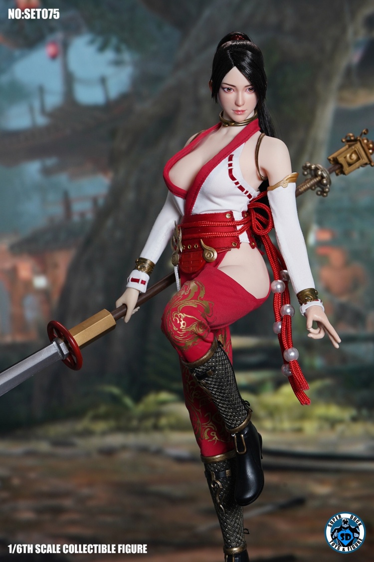 Kung Fu Goddess Character Set - red