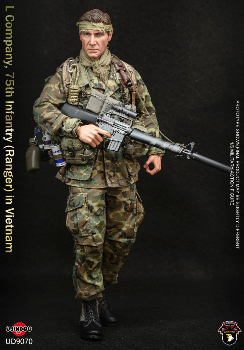 U.S. ARMY L Company - 75th Infantry (Ranger) in Vietnam - in 1/6 scale
