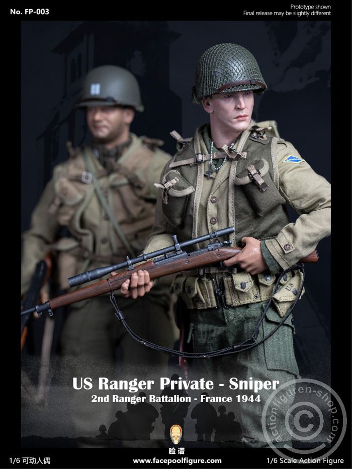 FP003B-11 Sniper Private Jackson US Army Ranger - Special Edition w/ Diorama