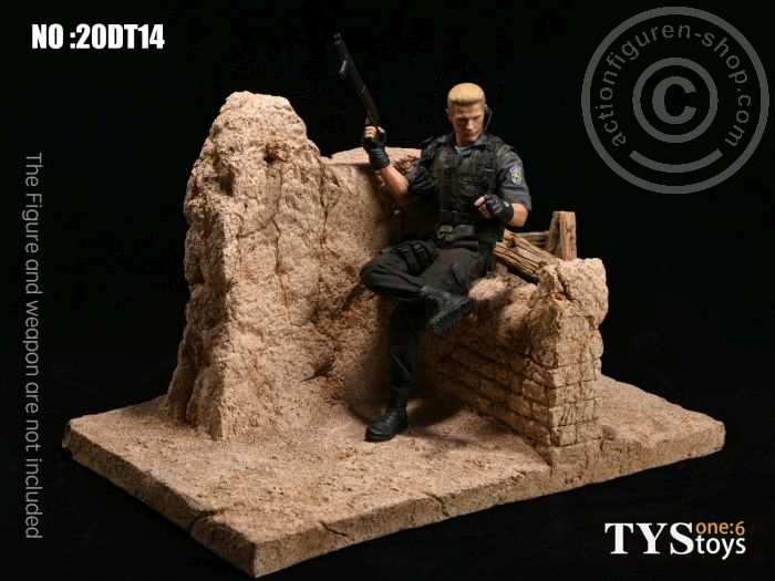 TYT20DT14-09 The Ruins of the Wall - Diorama