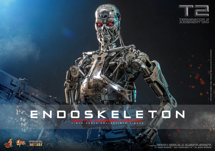 Hot Toys – MMS840D77 - Terminator 2: Judgment Day - 1/6th scale Endoskeleton (Battle Damaged Version) Collectible Figure Hot Toys – MMS840D77 - Terminator 2: Judgment Day - 1/6th scale Endoskeleton (Battle Damaged Version) Collectible Figure
