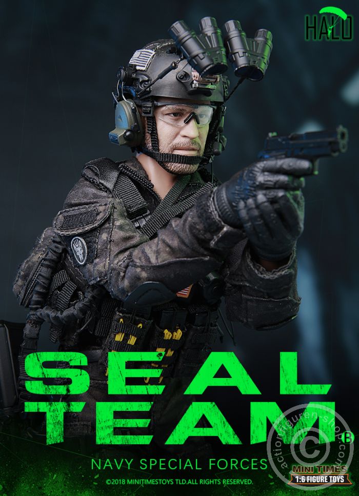 SEAL Team - HALO - w/Dog - Navy Special Forces