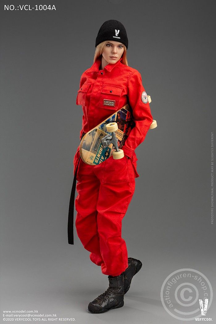 Female Work-Wear - Set - red