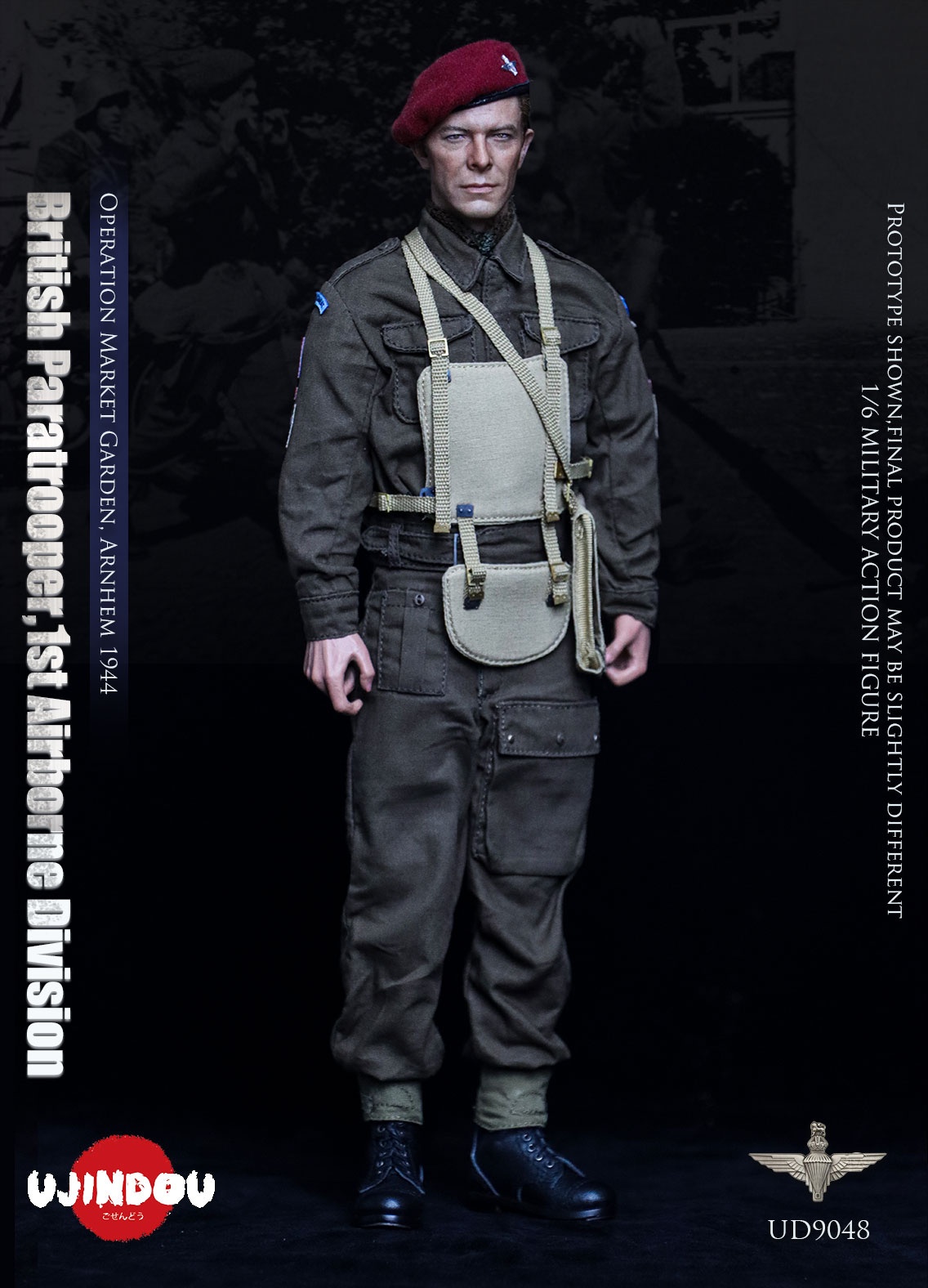 British Paratrooper - 1st Airborne Division - Operation Market Garden - Arnhem 1944 British Paratrooper - 1st Airborne Division - Operation Market Garden - Arnhem 1944