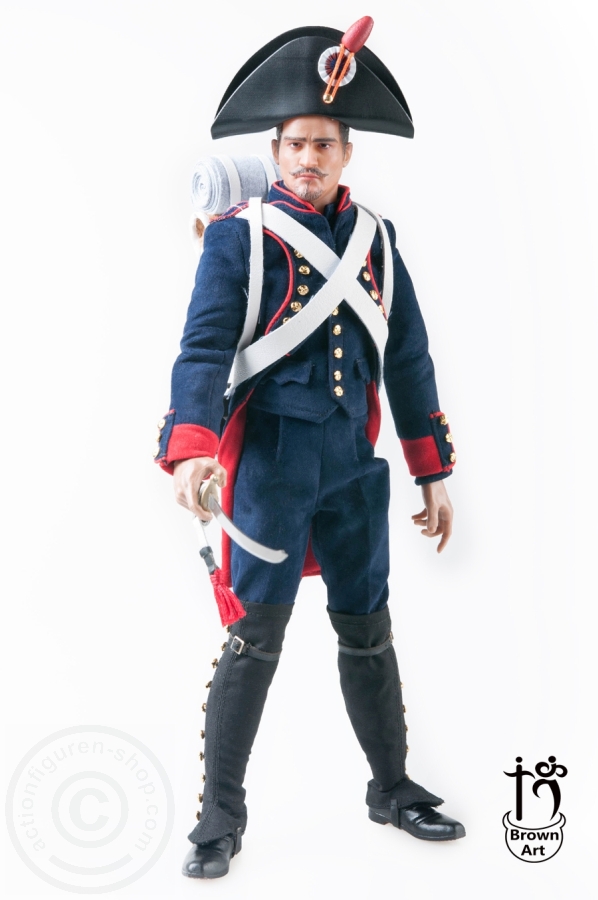 BA003D-09 Napoleonic - French Field Artillery Gunner - DeLuxe Version
