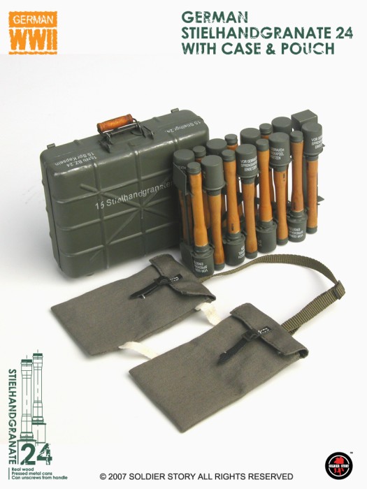 Stielhandgranate 24 mit Packkasten