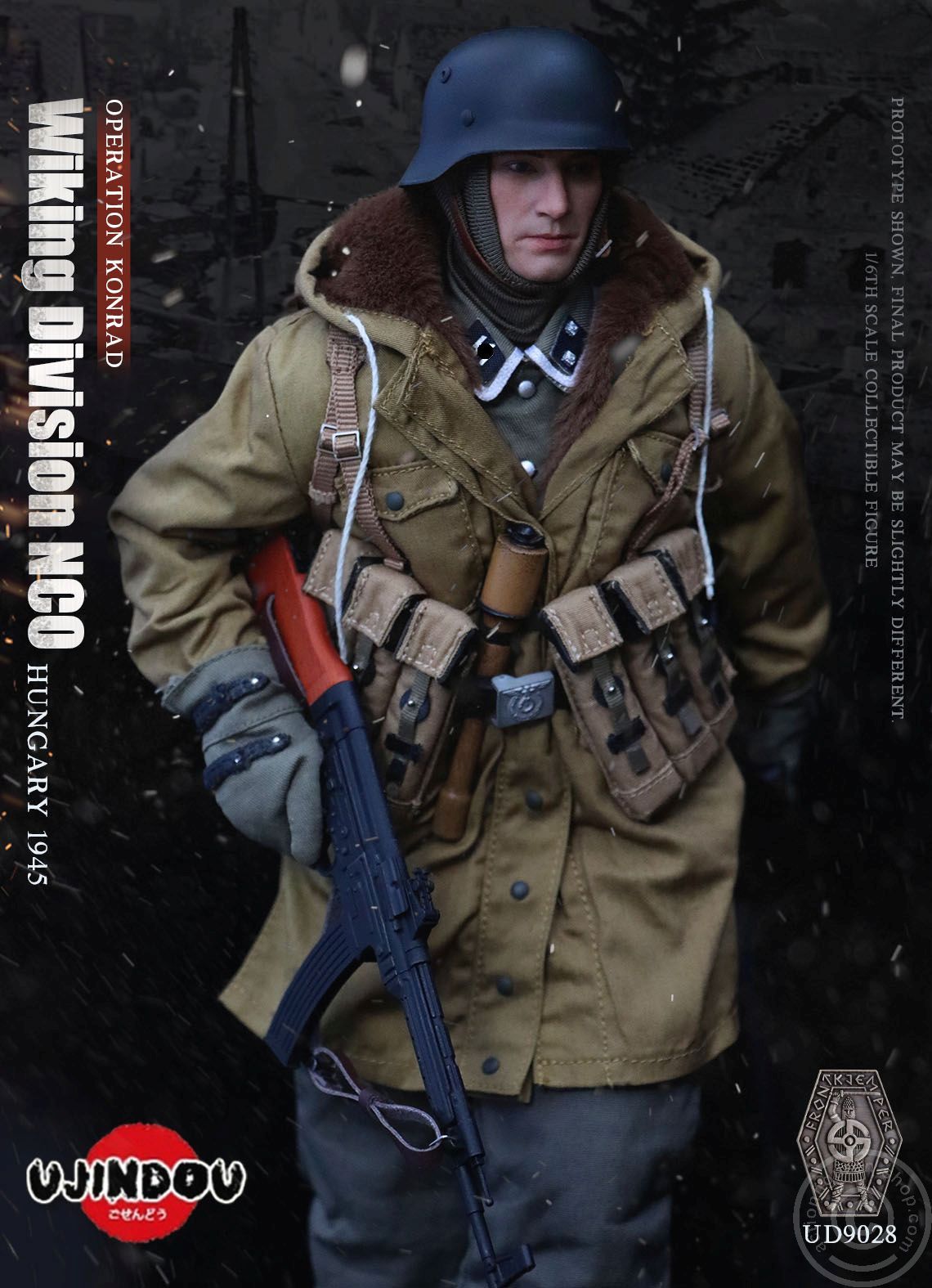 Wiking Division - NCO Operation Konrad - Hungary 1945 - leicht beschädigte Box - Wiking Division - NCO Operation Konrad - Hungary 1945 - leicht beschädigte Box -