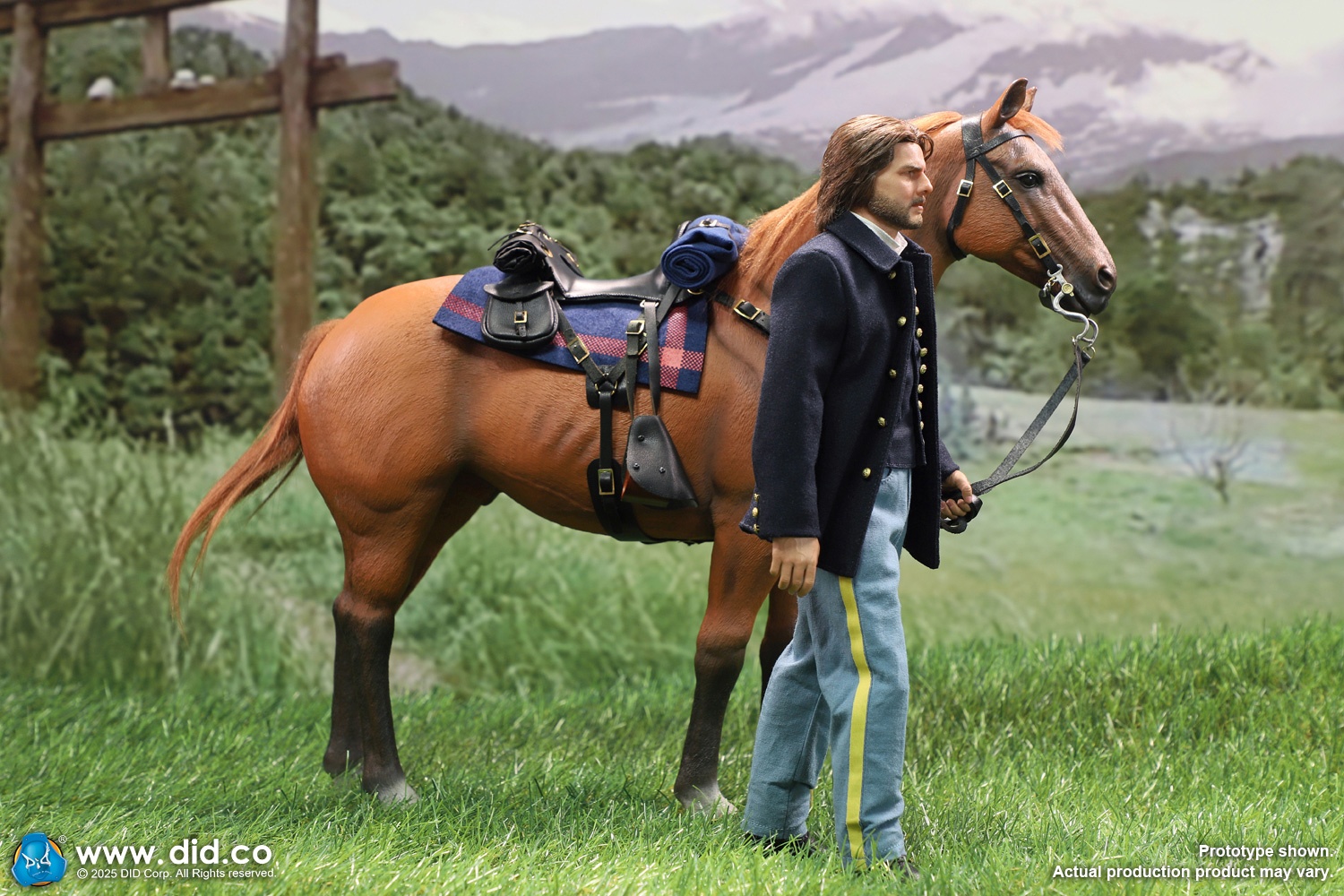 Brown-Red War Horse (Standing) US Army Cavalry - 1/6 scale Brown-Red War Horse (Standing) US Army Cavalry - 1/6 scale