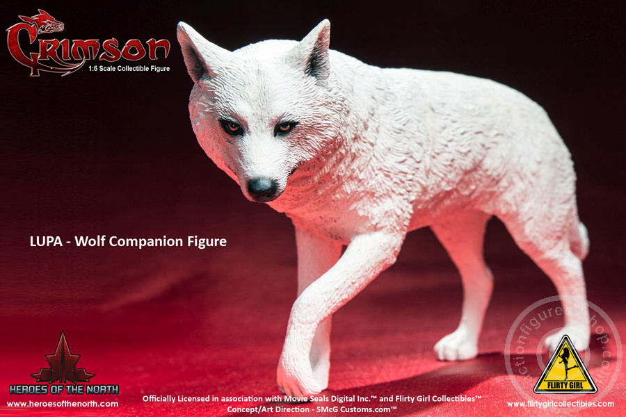 Crimson with Lupa - Heroes of the North