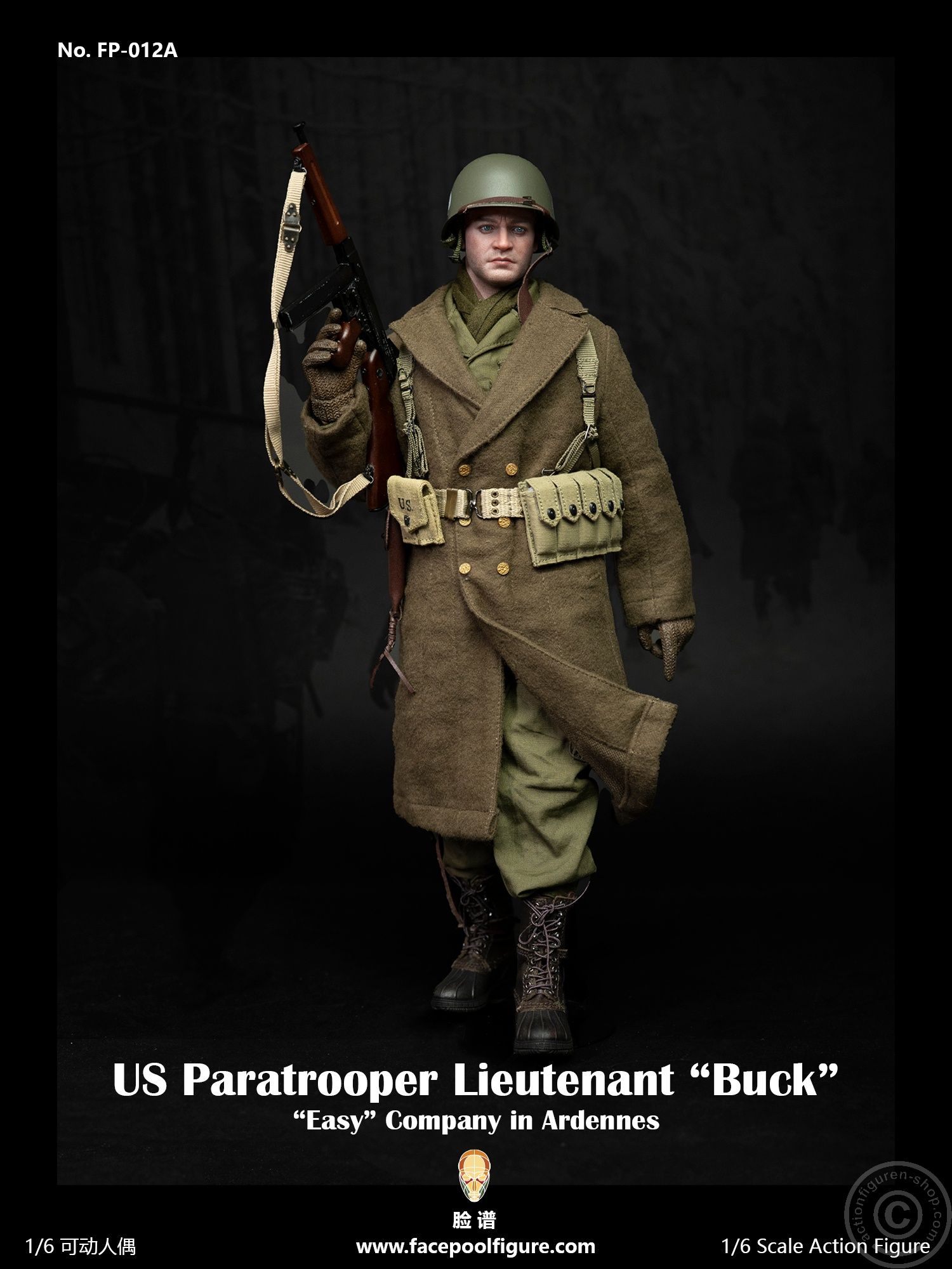 WWII U.S. Paratrooper - Lieutenant Buck - Easy Company - Winter Uniform