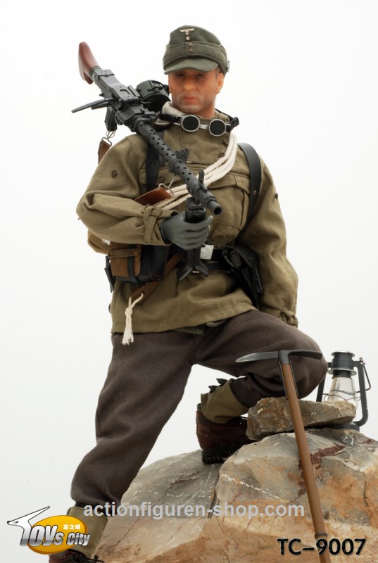 TTL9007-29z Deutscher Gebrigsjäger mit MG34