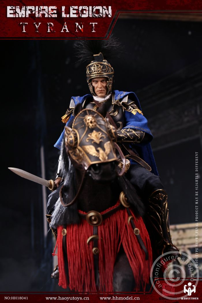 HH18041-04 Tyrant - Black Gold Man & Horse Set Edition - Imperial Legion