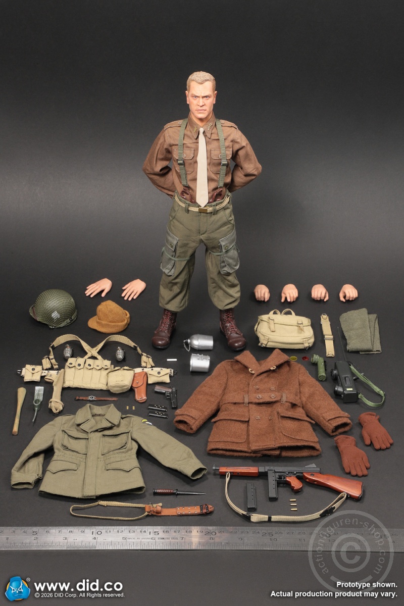Lieutenant Buck - 1/6 WWII US Army 101st Airborne Division 506th PIR - in 1/6 scale