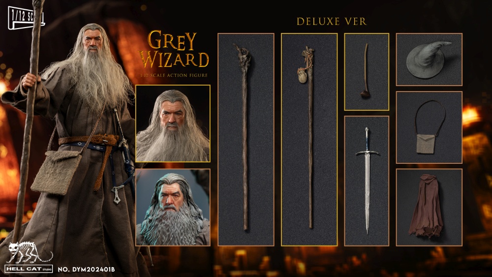 Grey Wizard vs Abyss Demon Figure - Luxury Version - in 1/12 scale Grey Wizard vs Abyss Demon Figure - Luxury Version - in 1/12 scale