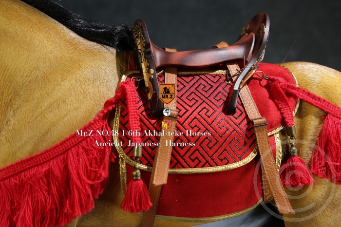 MRZ048H-06 Janpnese Horse Harness Red