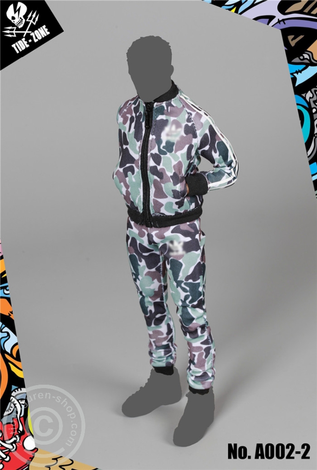 TiZ-A002-2-04 Sports Camouflage Outfit - helles camo