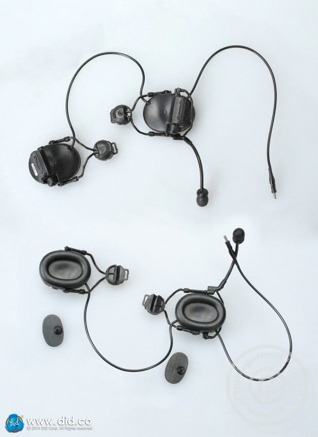 SWAT-TAC III ACH Single Communication Headset - in 1/6 scale