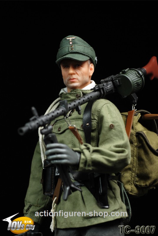TTL9007-07z Deutscher Gebrigsjäger mit MG34