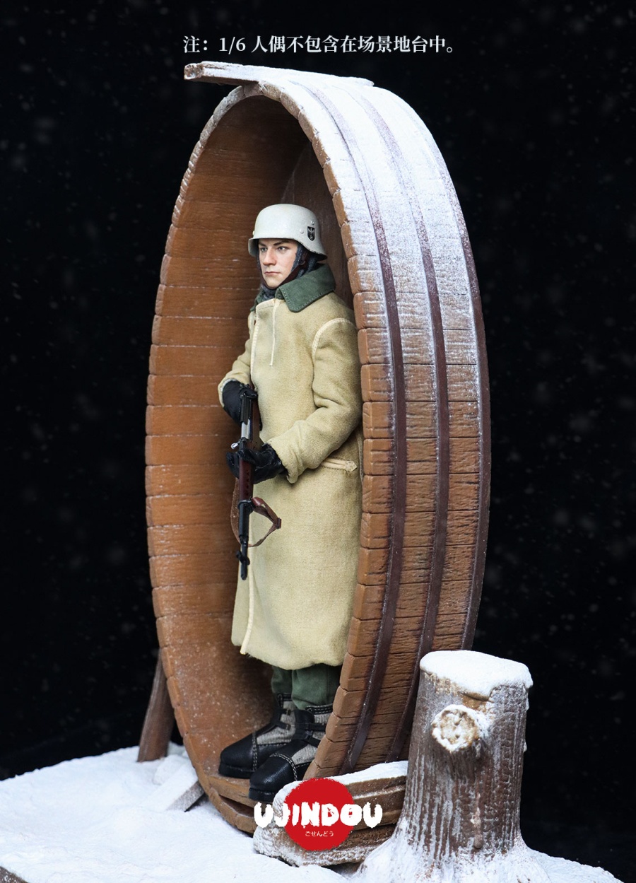 German Infantry - Sentry Box - Wachhaus - Leningrad 1943 - in 1/6 scale
