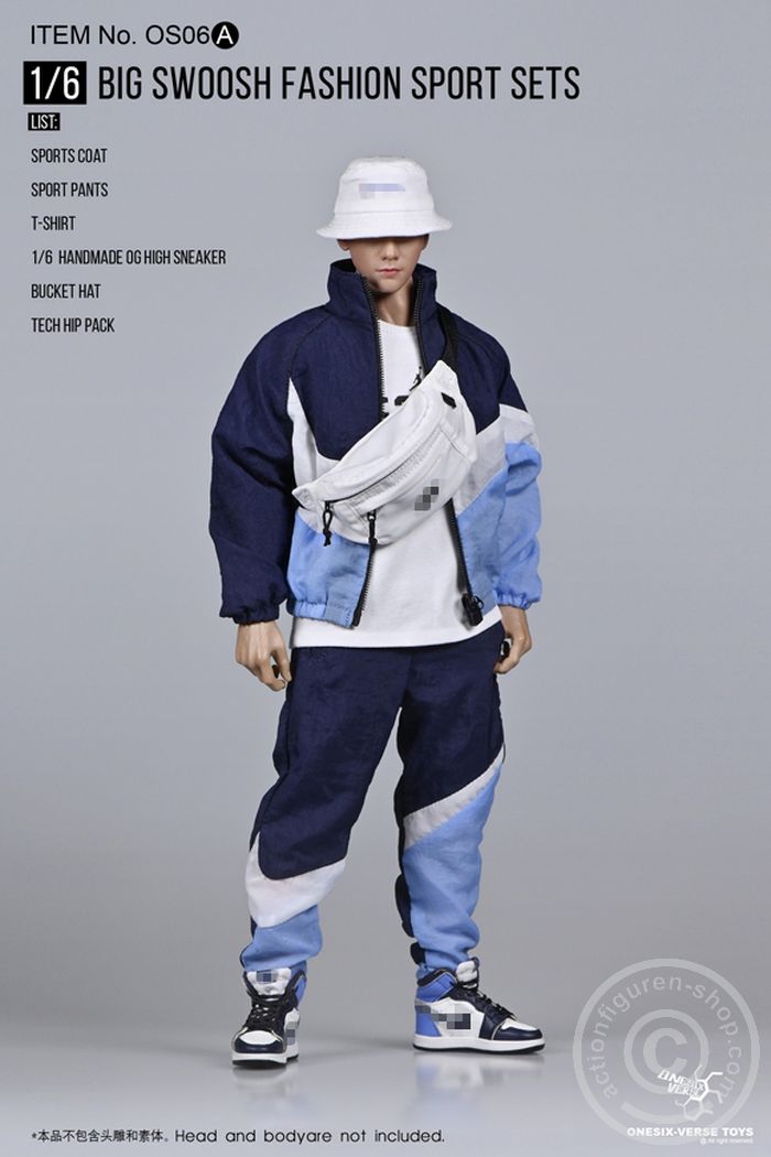 Big Swoosh Fashion Sport Set - blue