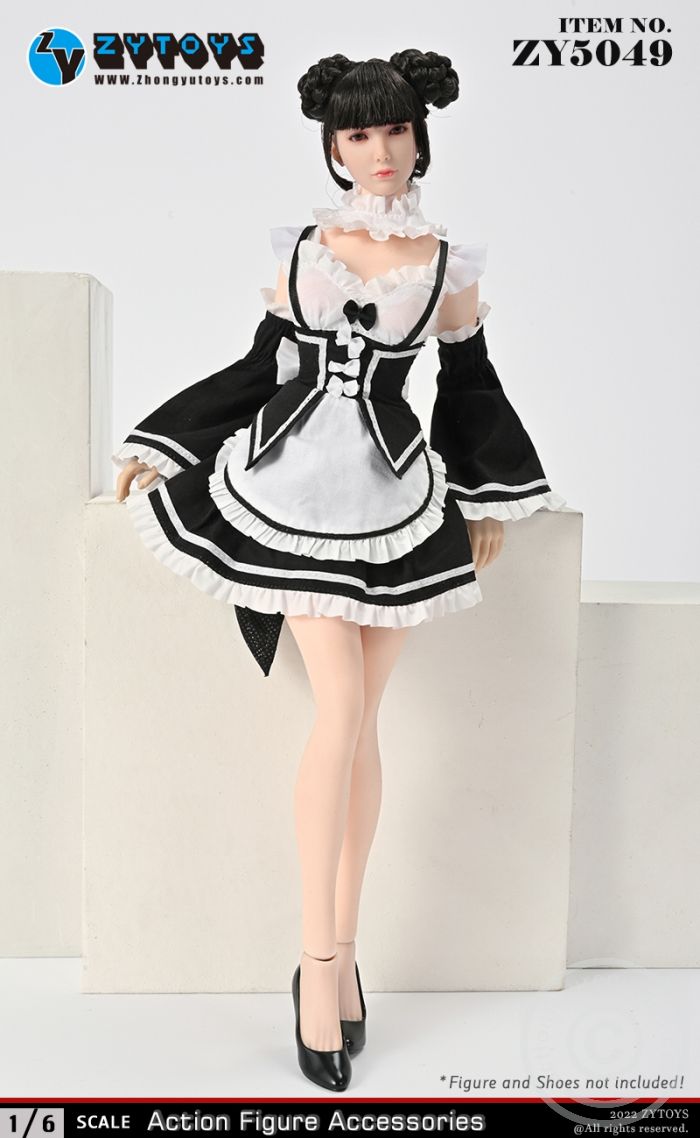 Sexy Black & White Maid Dress