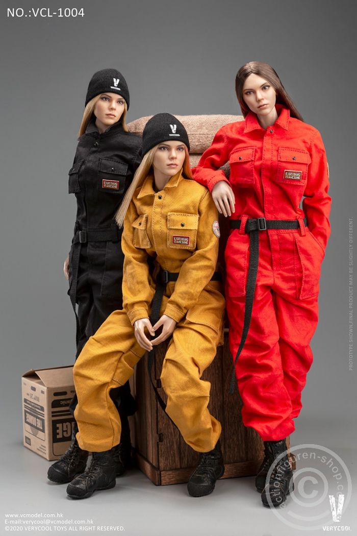 Female Work-Wear - Set - red