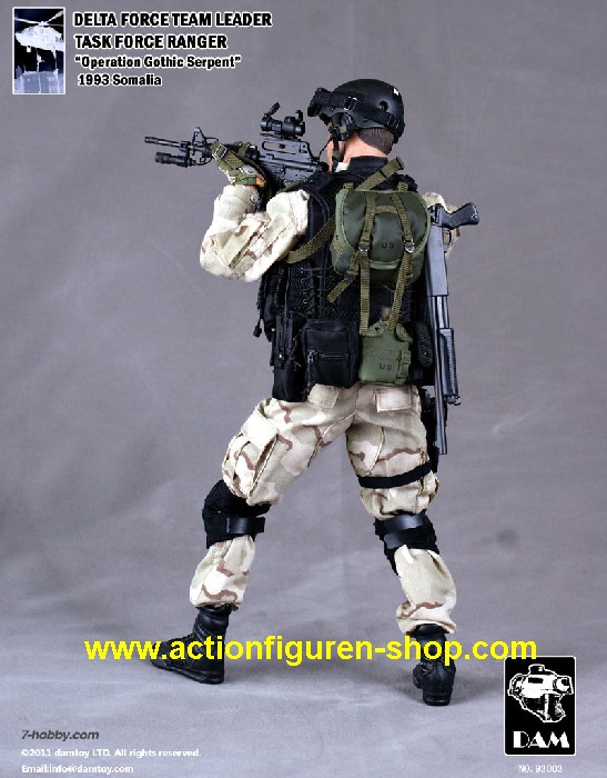 ミリタリー DELTA FORCE TEAM LEADER TASK FORCE 1/6 Damtoys 93003 Delta Force Team Leader Task Force Ranger
