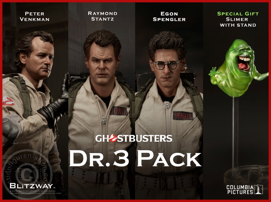 BWGHB-3s-01 Ghostbusters - 3 Figure - Special Pack
