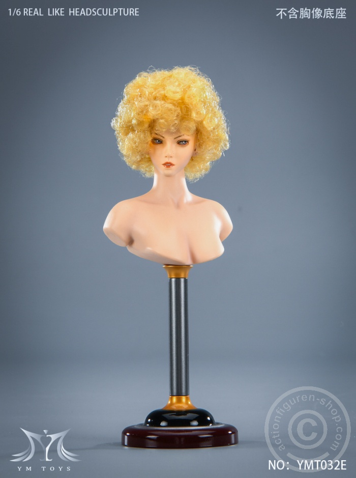 Head w/ blond-afro Hair