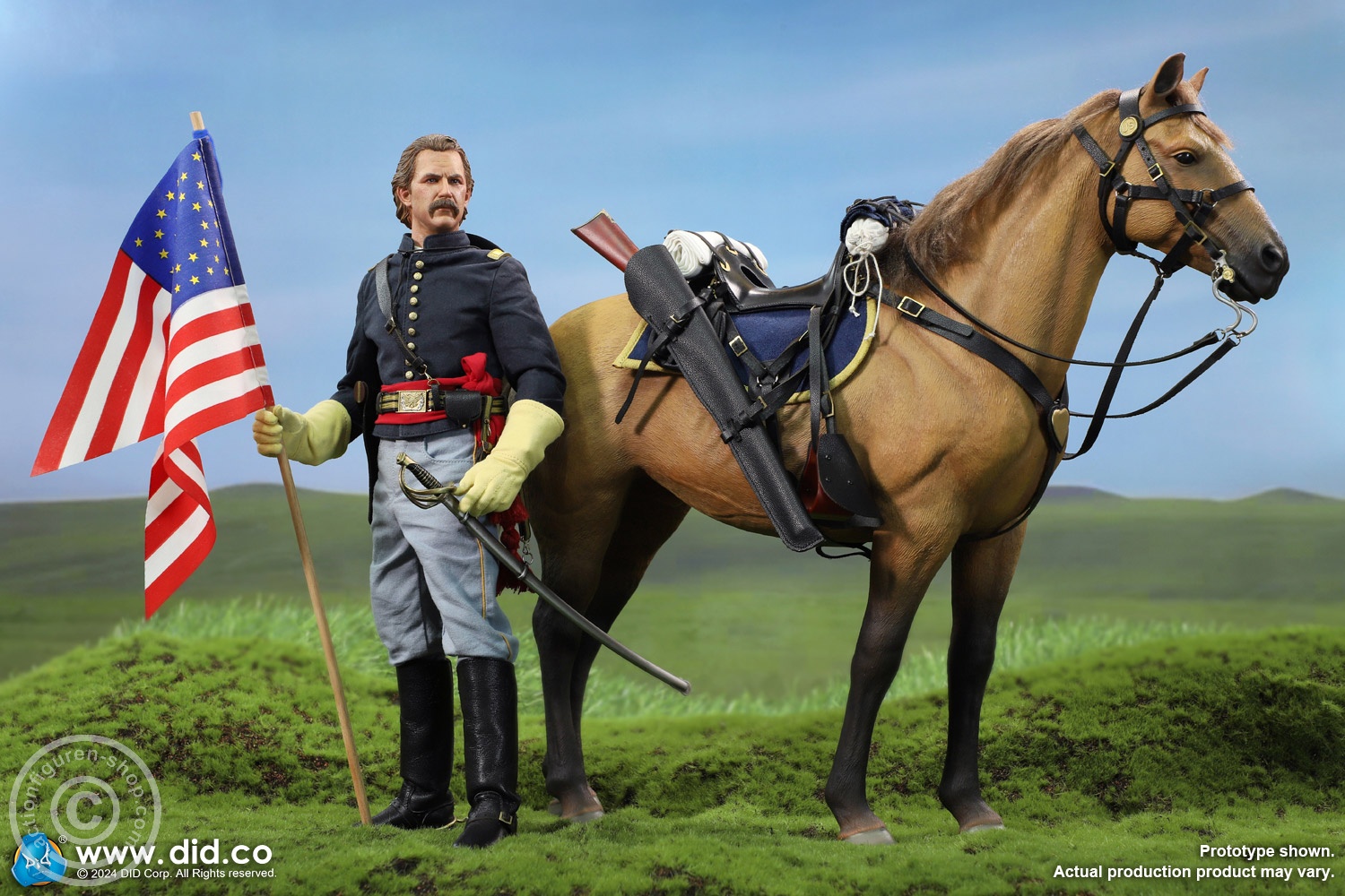 Civil War Brown War Horse (Standing) Civil War Brown War Horse (Standing)